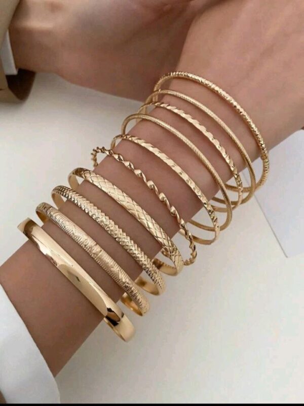 10Pcs Bracelet Bangle - Image 3