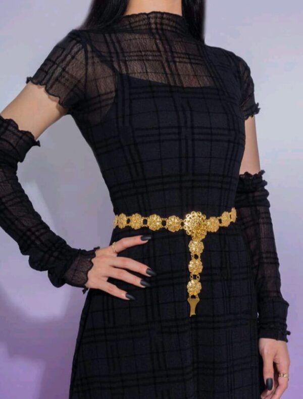 Flower Design Chain Belt - Image 4
