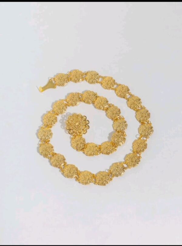 Flower Design Chain Belt