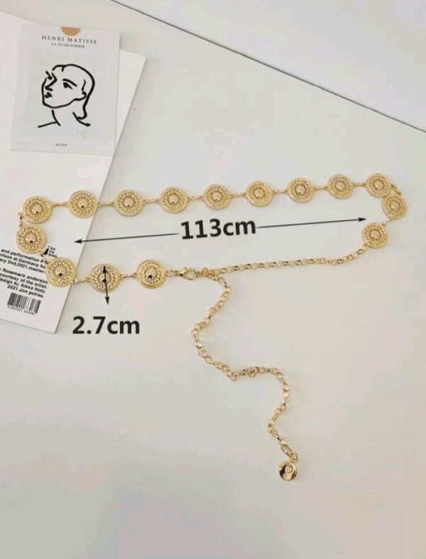 Hollow Décor Chain Belt