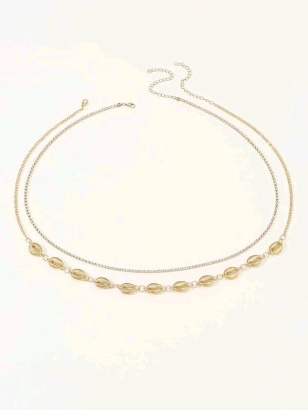 Double Layer Beaded Waist Chain
