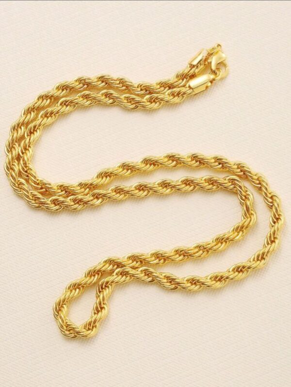 Thick Long Chain Necklace - Image 3