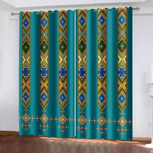 Ethiopian Design Curtain - Image 5